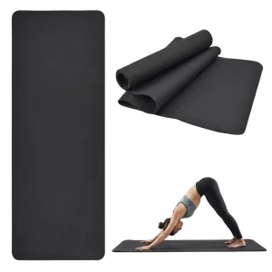 Custom Logo Non-Slip Yoga Mat 6mm TPE Colorful Print 183cm Rectangle Mat for Home Gym