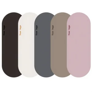 Custom Logo PU Yoga Mat 6mm Thick Non-Slip Exercise Mat with Carrying Strap for Gym Fitness Pilates Studio