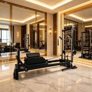 Custom Logo Pilates Core Bed with Spiral Tower