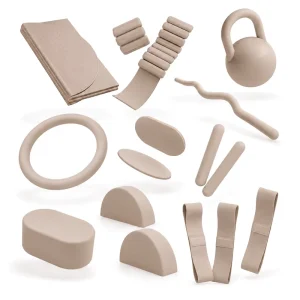 Custom Logo Pilates Kit Set with Yoga Mat Resistance Bands Ring Ball and Dumbbells for Home Fitness