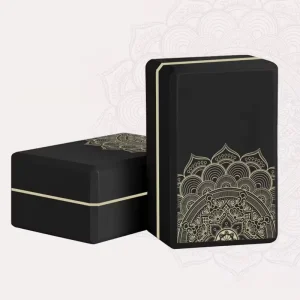 Custom Logo Print High-Density Eco-Friendly Non-Slip 120g EVA Foam Yoga Block