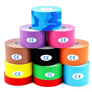 Custom Logo Printed Private Label Kinesiology Sports Tape for Sports Enthusiasts Kinesiology Tape Roll Bulk