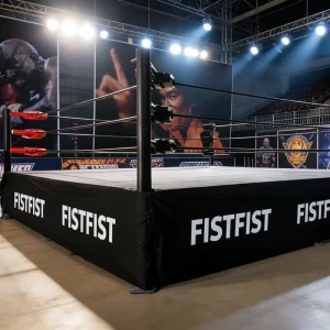 Custom Logo Professional Boxing and Wrestling Ring, Steel, F5405