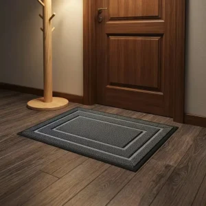 Custom Logo Rubber Doormat Scraping Mud Decorative Entrance Floor Mat for Home
