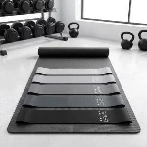 Custom Logo Rubber Elastic Fitness Bands Gym Workout Equipment Training Exercise Loop Bands Resistance for Unisex Children
