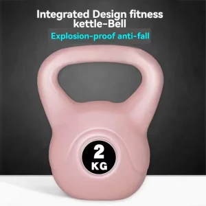 Custom Logo Shock Proof PVC Home Workout Women Strength Conditioning Gym Equipment Soft Sand Filled Kettlebell