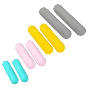Custom Logo Silicone Capsule-Shaped Strength Training Dumbbell Hand Pilates Free Weights Dumbbells for Home Pilates Fitness