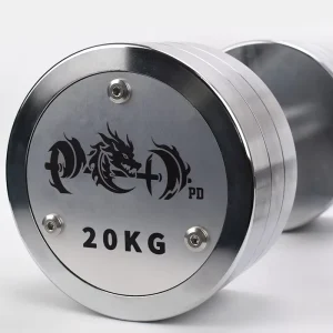 Custom Logo Steel Round Electroplated Dumbbells
