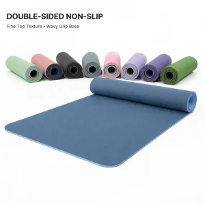 Custom Logo TPE Rectangular Noise-Reducing Stretching Mat for Office Wellness Employee Gifts Manufacturer