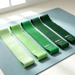 Custom Logo TPE Resistance Bands for Workout Fitness Training Eco-Friendly Portable Detachable Non-Slip Elasticity