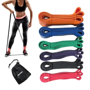 Custom Logo Workout Training Loop Band Gym Yoga Exercise Latex Fitness Resistance Band Set