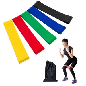 Custom Logo Yoga and Fitness Loop Resistance Band Set