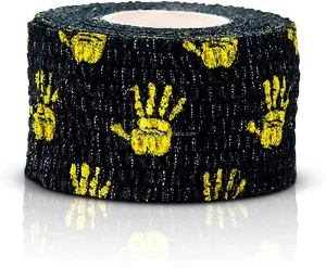Custom Logos Sticky Weightlifting Thumb Tape Suitable Strength Training Powerlifting CrossFit Elastic Adhesive Bandages