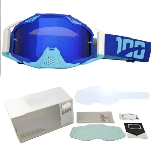 Custom Motorcycle Motocross Off-Road Racing Goggles with UV400 Protection