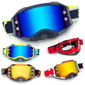 Custom Motorcycle Sunglasses for Men, Windproof ATV Protection Goggles for Skiing, Cycling and Motocross