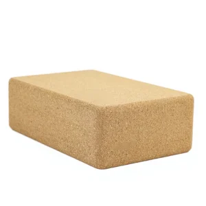 Custom Natural Corks Yoga Blocks High Density Yoga Bricks with Custom Laser Logo EVA for Travel and Exercise