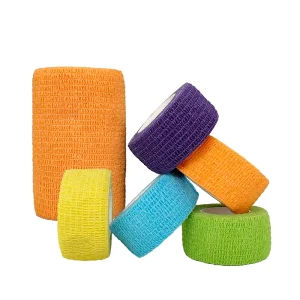 Custom Non-Woven Cohesive Sports Wrap High Compression Elastic Self-Adhesive Unisex Bandage