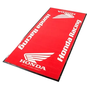 Custom Nylon Motorcycle Pit Mat, Garage Floor Carpet with Rubber Backing, Waterproof Protective Racing Parking Mat