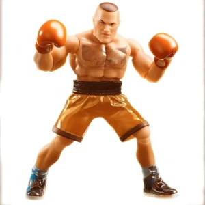 Custom OEM Design Plastic Wrestling Action Figures Personalized Boxing Figures Stylish Cartoon Model Toys