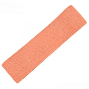Custom Orange Cotton Elastic Resistance Hip Circle Band Exercise Sports Workout Booty Bands