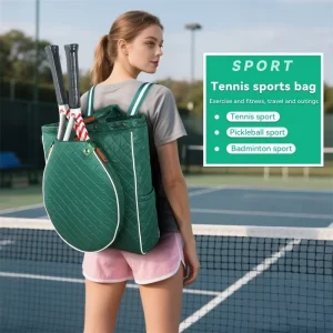 Custom Oxford Lightweight 30-40L Stowable Racket Storage Bag for Racquetball and Tennis