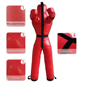Custom PVC PU Free Standing Wrestling BJJ MMA Grappling Training Dummy with Sand Filling