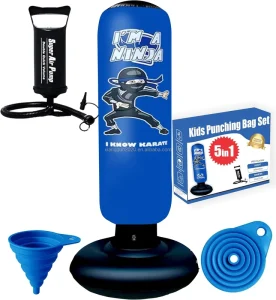 Custom Pattern Inflatable Children’s Safe Punching Bag Fitness Inflatable Post Vertical Boxing Bag