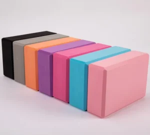 Custom Printed 120g 180g 200g EVA Weighted Foam Yoga Block Eco friendly Product YBB 01 CN FUJ