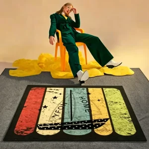 Custom Printed 3D Anime Cartoon Door Mat Kids Rug