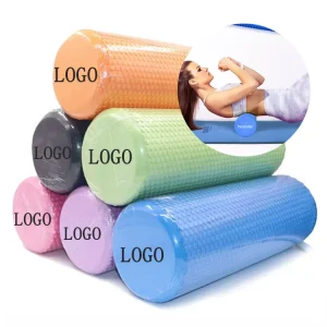 Custom Printed 45*15cm EVA Long Back Massage Foam Roller, High-Density Muscle Foam