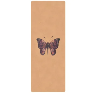Custom Printed Cork Non-Slip Eco-Friendly Durable Foldable Natural Yoga Mat Set