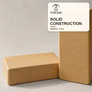 Custom Printed Cork Yoga Block Gradient Color Foam Brick for Fitness