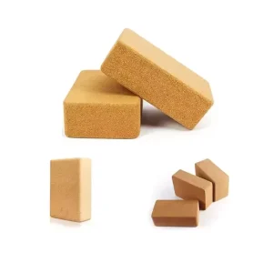 Custom Printed Eco Friendly Fitness Cork Yoga Block Bricks