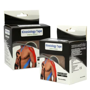 Custom Printed Elastic Waterproof Hypoallergenic Pre-Cut Medical Sports Wrist Tape, 5 m Roll with Box