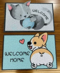 Custom Printed Logo Door Mats for Home Entrance