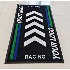 Custom Printed Logo Entrance Door Mat with Rubber Backing