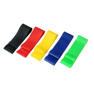 Custom Printed Logo Gym Fitness Accessories TPE Exercise Mini Loop Band Resistance Band Sets with Yoga Stretch Band