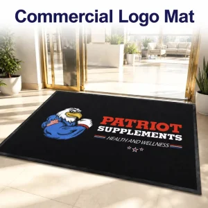 Custom Printed Logo Indoor Outdoor Door Mat for Business Places