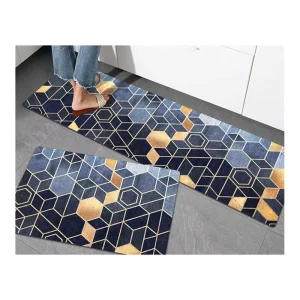 Custom Printed Waterproof Anti-Fatigue Kitchen Mat Set