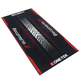 Custom Rubber Motorcycle Garage Floor Mat, Non-Slip