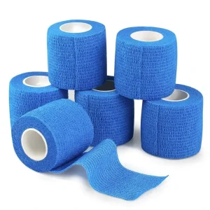 Custom Self Adhesive Elastic Cohesive Bandage Wrap Breathable Nonwoven Sports Tape for Wrist Ankle Finger Protection
