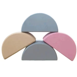 Custom Semicircle Colored Yoga Blocks for Yoga Practice