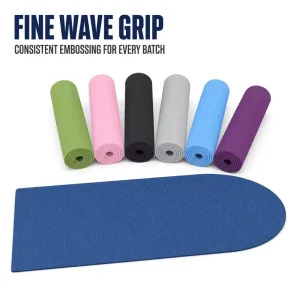 Custom Single Semicircular-End TPE High-Density Anti-Tear Yoga Exercise Mat OEM ODM Exporter