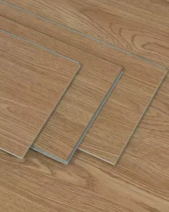 Custom Size 3mm SPC Flooring Eco-Friendly Waterproof Anti-Scratch Traditional Design Click Lock Plain Surface for Hotels