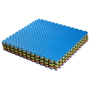 Custom Size EVA Foam Interlocking Puzzle Mat Protective Gym Flooring Workout Cushion