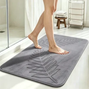 Custom Size Kitchen Floor Mat Wipe-Clean Dirt-Proof Doormat Entryway Carpet
