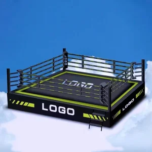 Custom Size Logo PVC Canvas Floor Boxing Ring for Taekwondo Karate Wrestling Judo
