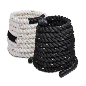 Custom-Size Nylon and Poly Dacron Battle Rope for Exercise Training
