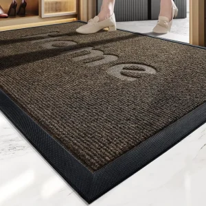 Custom Size PVC Commercial Door Mat with Slip-Resistant Backing