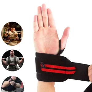 Custom Sports Elastic Stretchy Weight Lifting Wrist Support Wrap Band Weightlifting Gym Strap Wrist Wraps